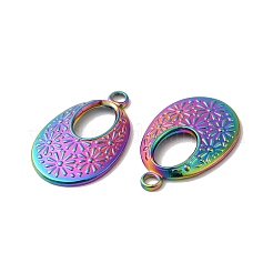 Pendentif en acier inoxydable 304 avec placage ionique (IP)&nbsp;STAS-H212-22MC