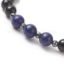 Set di braccialetti elastici con perline naturali e sintetiche in stile 7 pz 7 per donna&nbsp;BJEW-JB09262
