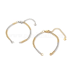 Realizzazione di bracciali a catena in acciaio inossidabile 304&nbsp;AJEW-JB00996-02