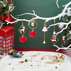 137 Stück DIY-Ohrring-Set im Weihnachtsstil&nbsp;DIY-SC0015-14