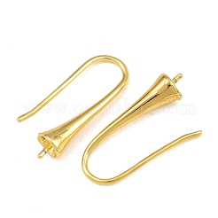 Rack ganchos pendiente latón chapado&nbsp;KK-CBAA482-01G
