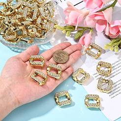 Anelli di collegamento con strass acrilici&nbsp;FIND-CJC0003-31
