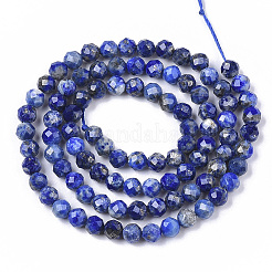Natürlicher Lapislazuli Perlenstränge&nbsp;X-G-S361-4mm-006