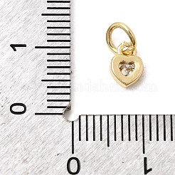 Latón charms de circonio cúbico&nbsp;KK-G554-02C-01