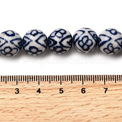 Brin de perles en porcelaine faites à la main&nbsp;PORC-H014-01B