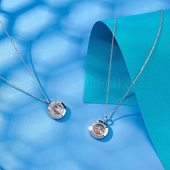 DIY-Set zur Herstellung einer Halskette mit Erinnerungsmedaillon-Anhänger&nbsp;DIY-UN0003-51