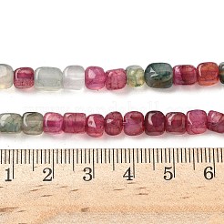 Natürliche Drachenadern Achat (gefärbt und erhitzt) Perlenstränge&nbsp;G-G177-E16-03