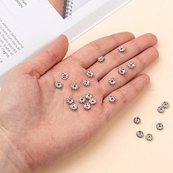 Eisenkristall-Strass-Abstandshalterperlen&nbsp;RB-A007-6MM-N