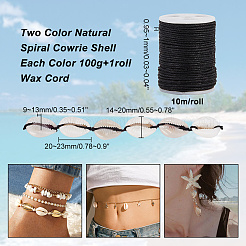 Perline di conchiglia di ciprea naturale da 200 g&nbsp;BSHE-AR0001-04