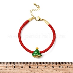Bracelets de Noël en cordon nylon&nbsp;BJEW-L715-02G-03