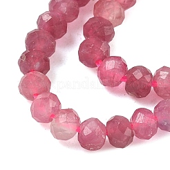 Natürliche rosa Turmalin Perlen Stränge&nbsp;G-RM250101-N16