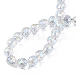 Chapelets de perles en verre transparente  &nbsp;EGLA-T008-14A-02