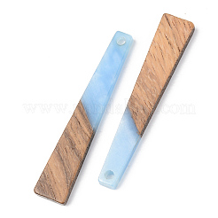 Colgantes de resina y madera de nogal&nbsp;RESI-S389-043A
