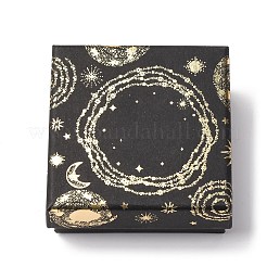 Boîtes cadeaux en carton imprimées soleil lune étoile&nbsp;CBOX-F006-01E