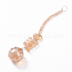 Kristalltropfenperlen Wandbehang Dekoration Anhänger Dekoration&nbsp;LS-HJEW-G019-01A