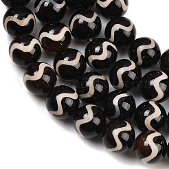Chapelets de perles de style tibétain&nbsp;G-G328-A08-10mm