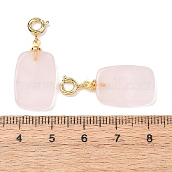 Decoraciones colgantes de cuarzo rosa natural&nbsp;G-G461-01G-06