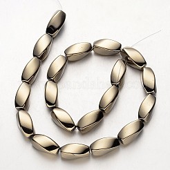 Electroplate non magnetici ematite sintetico fili di perline&nbsp;G-F300-11A-06