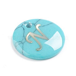Breloques en turquoise synthétique&nbsp;G-L561-001N