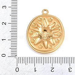 304 Edelstahl-Emaille-Anhänger&nbsp;STAS-G392-03G-02