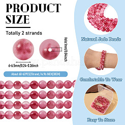 2 brin de perles de jade malaisien naturel&nbsp;G-TA0003-35A-02