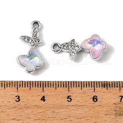 Anhänger aus Glas mit UV-Beschichtung&nbsp;FIND-K032-39P