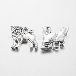 Pendenti per cuccioli in lega stile tibetano&nbsp;X-TIBEP-A100654-S-FF