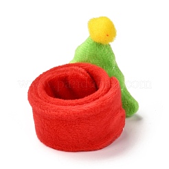 Pulseras de bofetada de navidad&nbsp;BJEW-B012-01