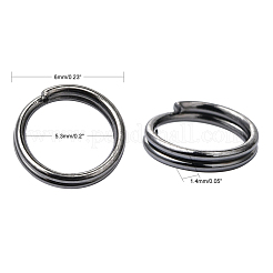 Anelli di ferro spezzati&nbsp;JRD6MM-01B-NF