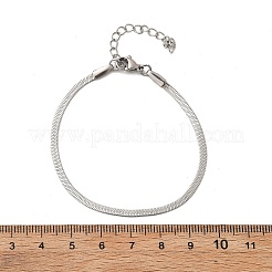 Bracelet à chevrons en acier inoxydable 304 anti-ternissement pour hommes et femmes&nbsp;BJEW-D450-01P-03