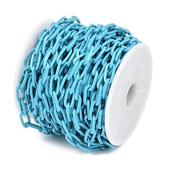 Catene di graffette in ottone fatte a mano verniciate a spruzzo ecologiche&nbsp;KK-J276-19-P04