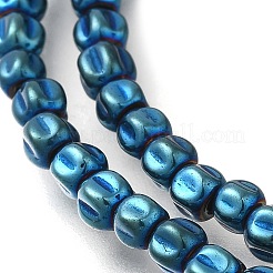 Fili di perline di ematite sintetica non magnetica elettrolitica&nbsp;G-C154-A01-01C