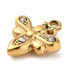 304 Edelstahl Kristall Strass Anhänger&nbsp;STAS-P385-05A-D