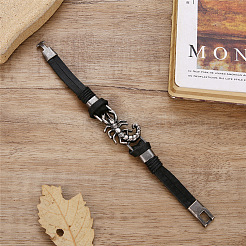 Skorpion-Armbänder aus Kunstleder&nbsp;FS-WG99B7F-01