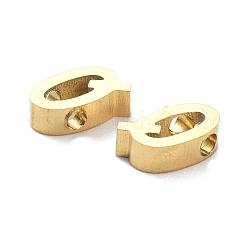 Breloques en acier inoxydable 304 plaquées par ions (IP)&nbsp;STAS-K216-41Q-G