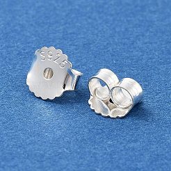 925 dadi per le orecchie a frizione in argento sterling&nbsp;STER-G041-02D