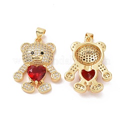 Ottone micro spianare pendenti zirconi&nbsp;ZIRC-I063-03