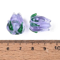 Perles vernissées manuelles&nbsp;LAMP-N042-02C