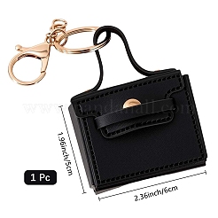 1 llavero portátil de cuero sintético para bolso&nbsp;AJEW-CL0001-06A