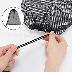 Aufbewahrungsbeutel aus Polyesternetz mit Kordelzug&nbsp;LS-ABAG-WH0044-49C