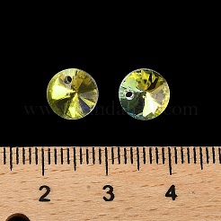 100 Stück transparente Glasanhänger&nbsp;EGLA-D030-18A