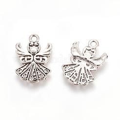 Pendentifs en alliage de style tibétain&nbsp;TIBEP-A22571-AS-LF