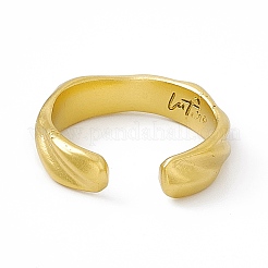 Anello polsino aperto in acciaio inossidabile 304 placcato ionico (ip) per donna&nbsp;RJEW-C060-43MG