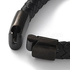 Bracciali di corda di pelle intrecciato &nbsp;BJEW-I200-09EB