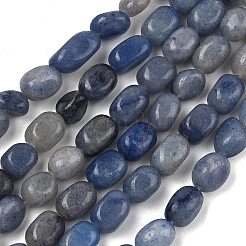 Natürlichen blauen Aventurin Perlen Stränge&nbsp;GG-C286-A32