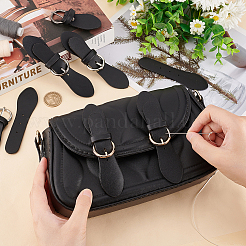 6 set 3 fibbie in pelle nera&nbsp;FIND-FG0002-23