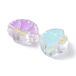 Transparentem Acryl europäischen Perlen&nbsp;OACR-A029-04