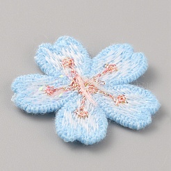 Accessoires d'ornement de broderie de polyester&nbsp;DIY-WH0504-129C