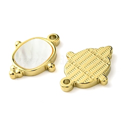 Ionenplattierung (IP) 304 Edelstahl Pavé Muschel Anhänger&nbsp;FIND-Z028-07G