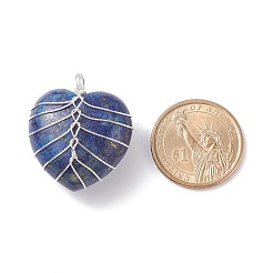 Natürliche Lapislazuli Anhänger&nbsp;PALLOY-JF01283-04